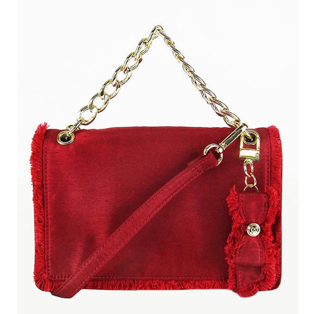 Nine West Colma Ruby Red Fabric Crossbody Bag - image 1